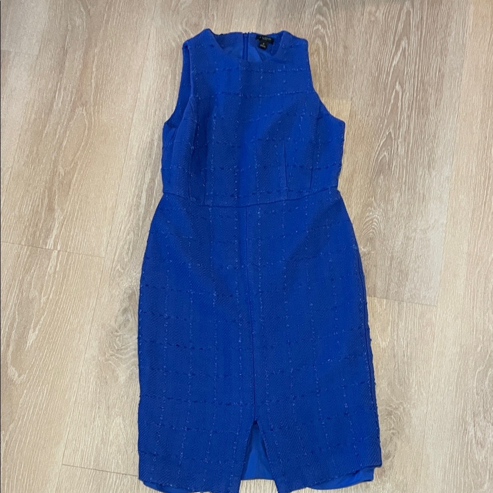 Ann Taylor Royal Blue Midi Dress